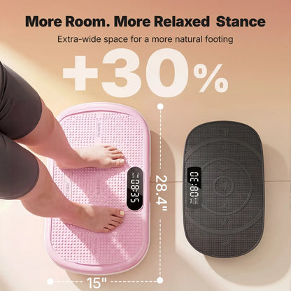 Merach High-Power Vibration Plate Exercise Machine – 440lbs Capacity