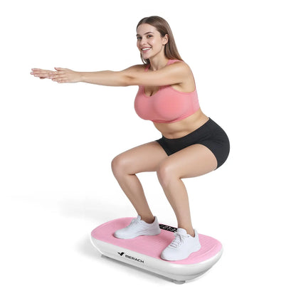 Merach High-Power Vibration Plate Exercise Machine – 440lbs Capacity