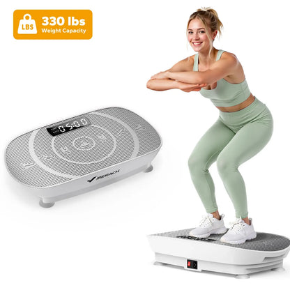 Merach Slim Vibration Plate Exercise Machine – Lymphatic Drainage & Whole Body Workout