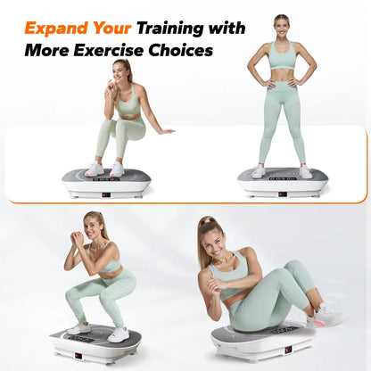 Merach Slim Vibration Plate Exercise Machine – Lymphatic Drainage & Whole Body Workout