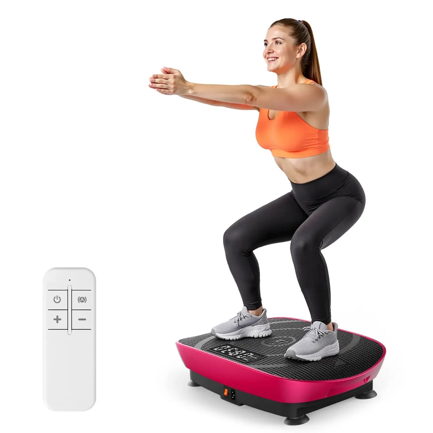 Merach Slim Vibration Plate Exercise Machine – Lymphatic Drainage & Whole Body Workout