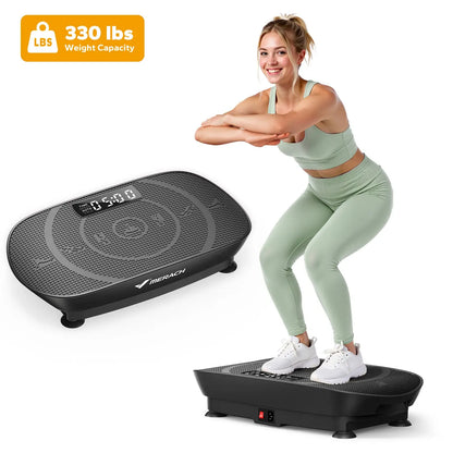 Merach Slim Vibration Plate Exercise Machine – Lymphatic Drainage & Whole Body Workout