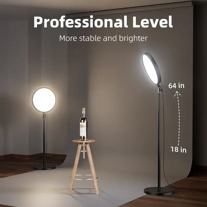 Weilisi Large Dimmable LED Ring Light with 79" Stand & Phone Holder