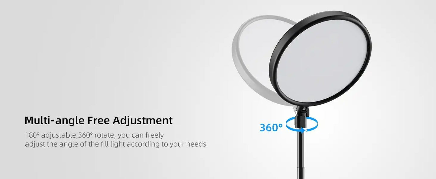 Weilisi Large Dimmable LED Ring Light with 79" Stand & Phone Holder