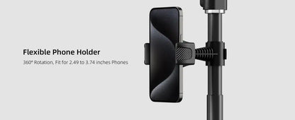 Weilisi Large Dimmable LED Ring Light with 79" Stand & Phone Holder