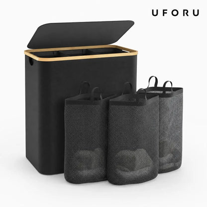UFORU 160L 3-Section Laundry Basket